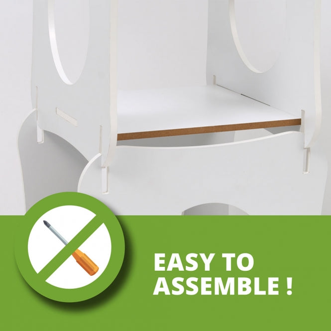 Vesper Katzenhaus Condo - Weiß - Dein Tierplatz