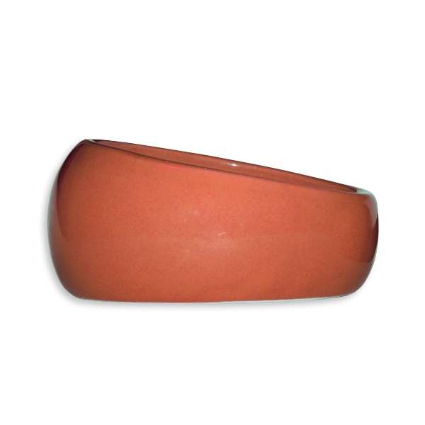 LIVING WORLD Ergonomischer Nagernapf groß terracotta Futternapf