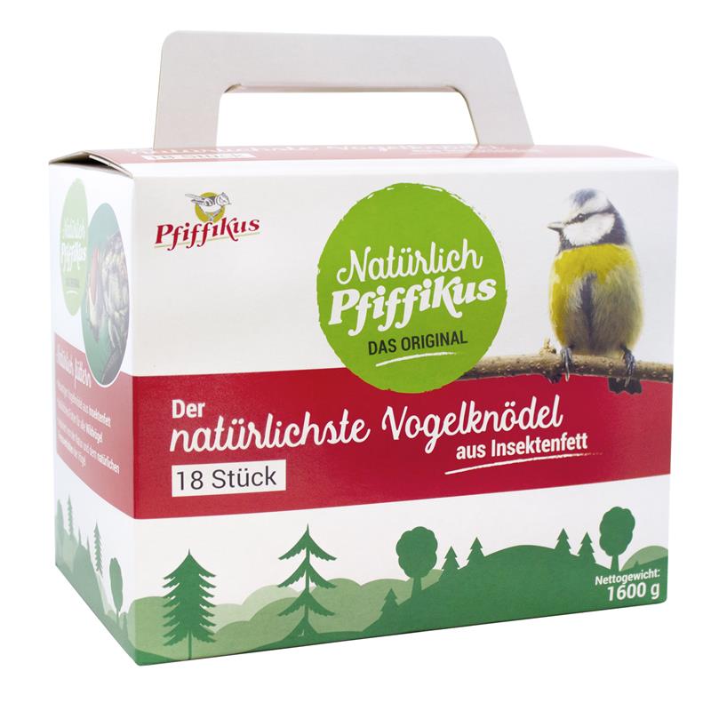 Natürlich Pfiffikus Insektenfettknödel 18er Box