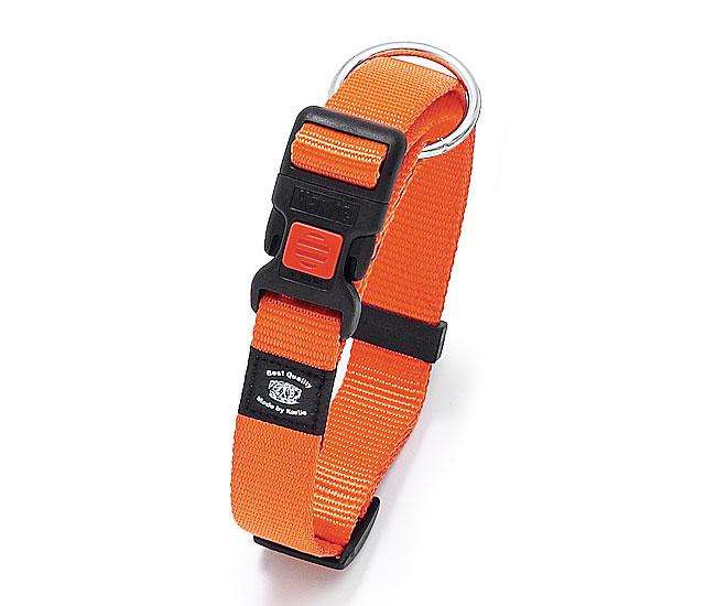 Karlie ASP Halsband verstellbar - Orange - 15 mm, 30-45 cm Hundehalsband
