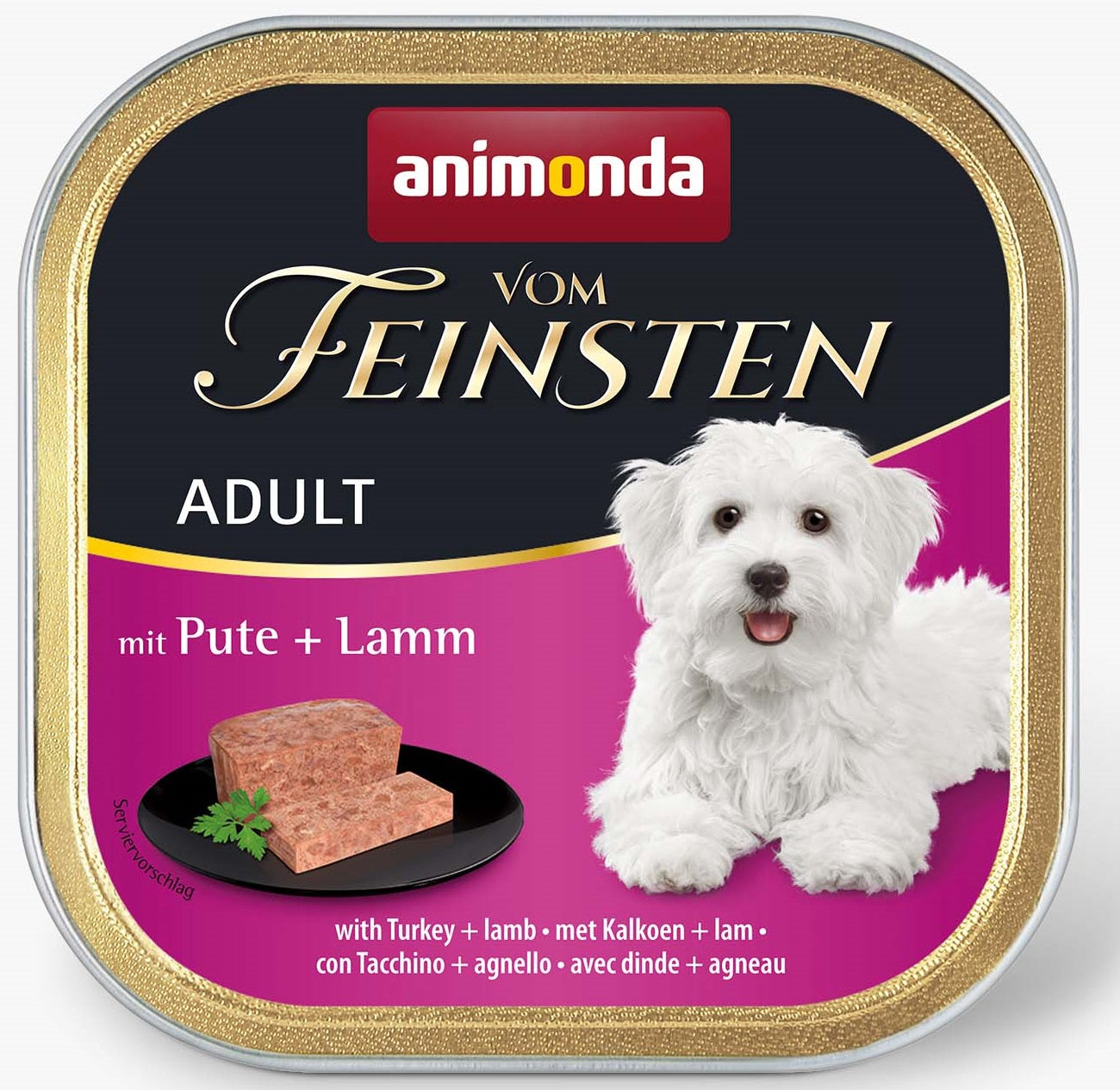 Animonda vom Feinsten Adult Pute & Lamm 150g, 22 Stück