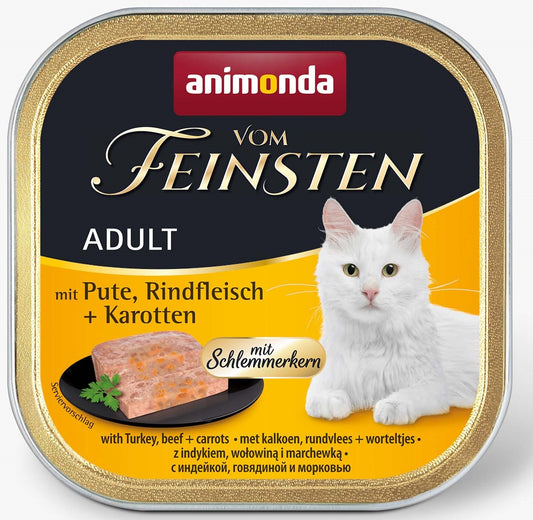 Animonda vom Feinsten mit Schlemmerkern mit Pute, Rindfleisch & Karotten 100g