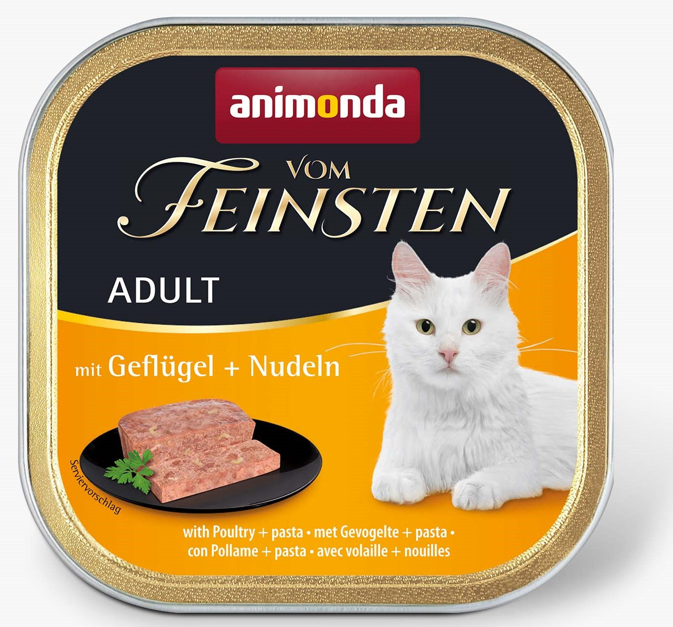 Animonda vom Feinsten Adult mit Geflügel & Nudeln 100g, 32 Stück