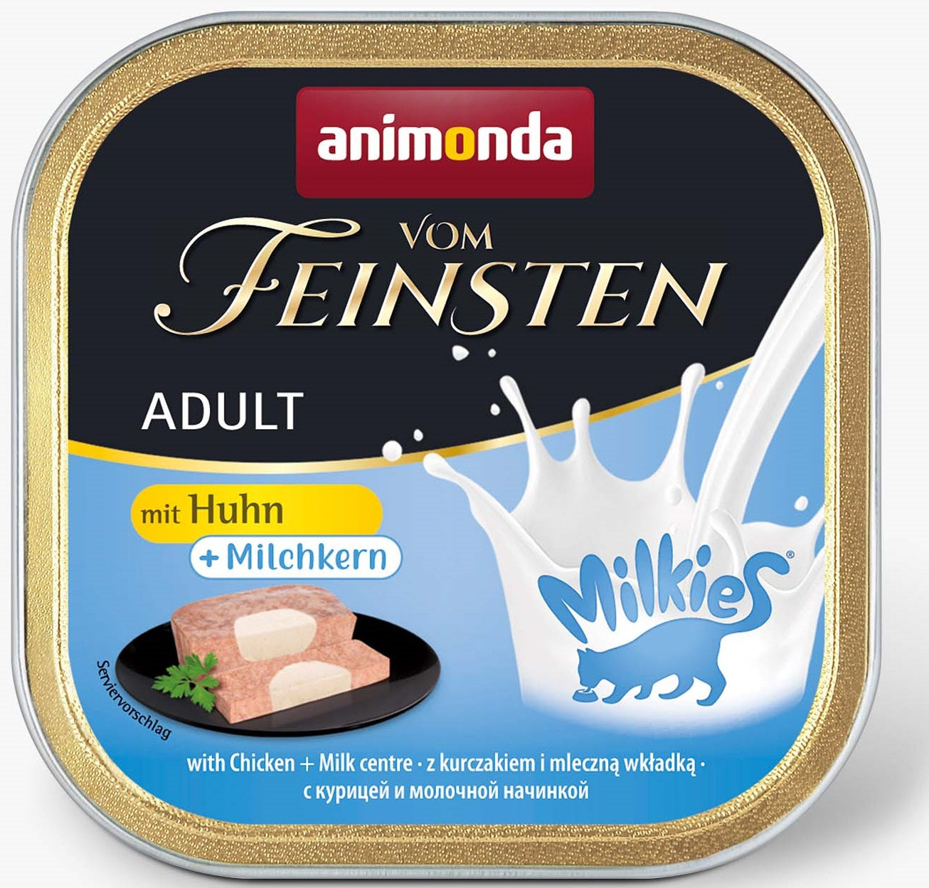 Animonda vom Feinsten Milkies Huhn plus Milchkern 100g, 32 Stück