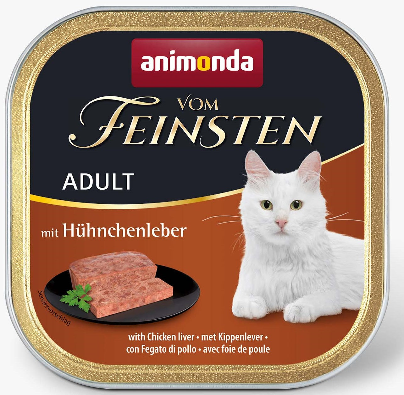 Animonda vom Feinsten Adult mit Hühnchenleber 100g, 32 Stück