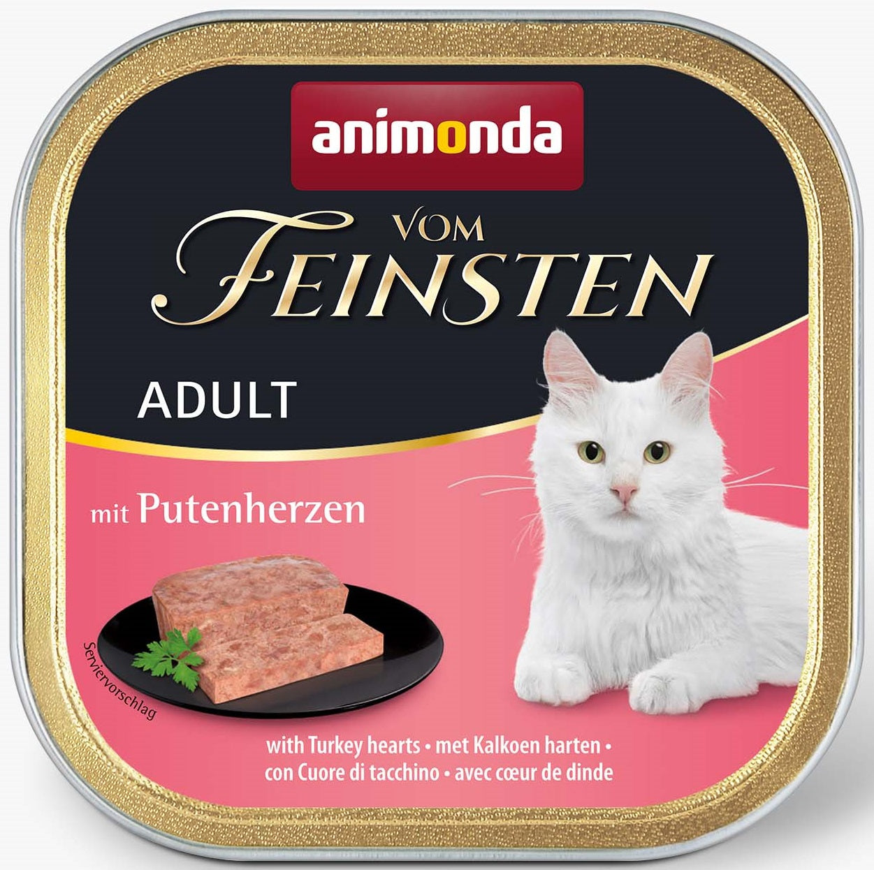 Animonda vom Feinsten Adult mit Putenherzen 100g, 32 Stück