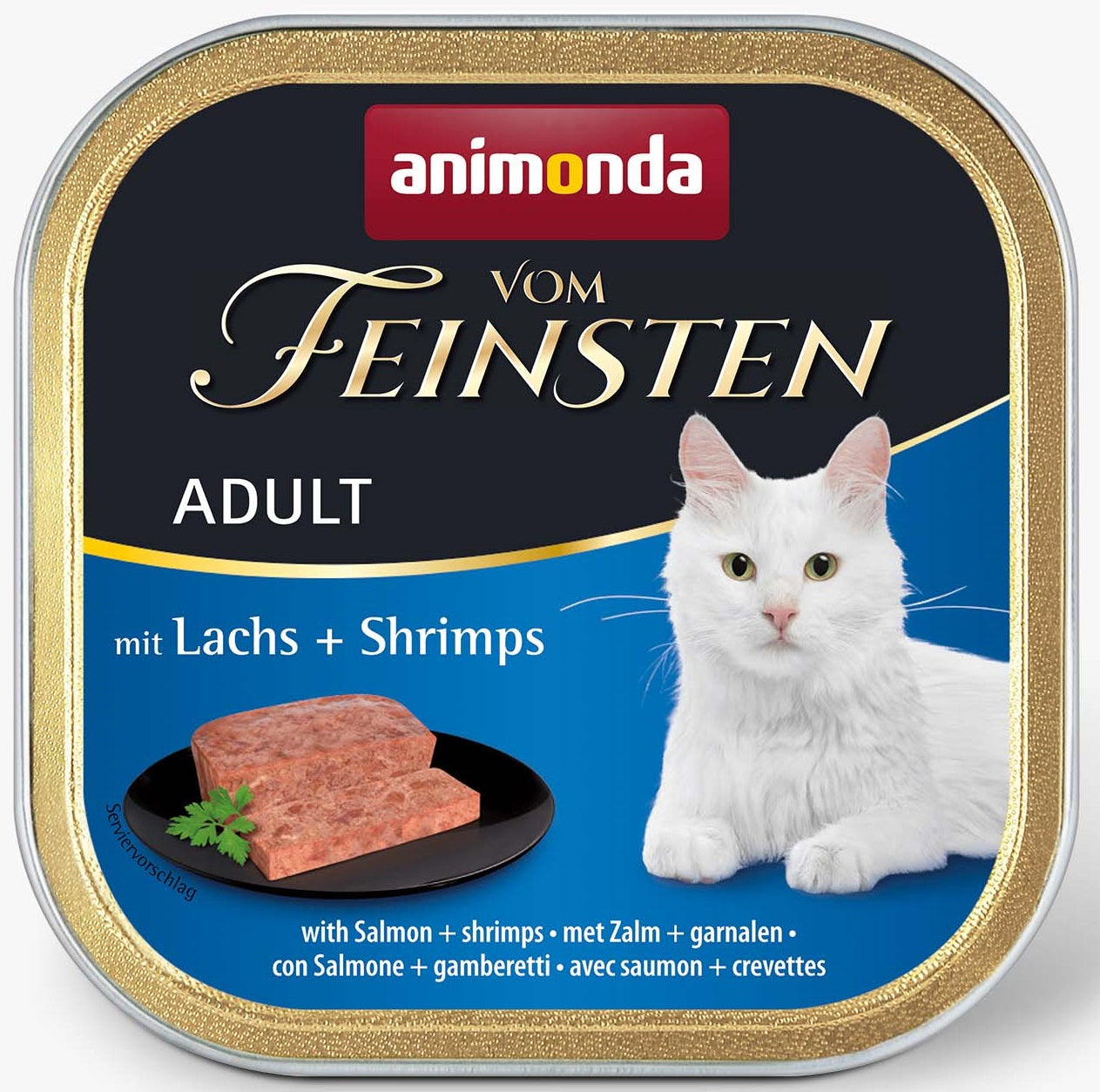 Animonda vom Feinsten Adult Lachs & Shrimps 100g, 32 Stück