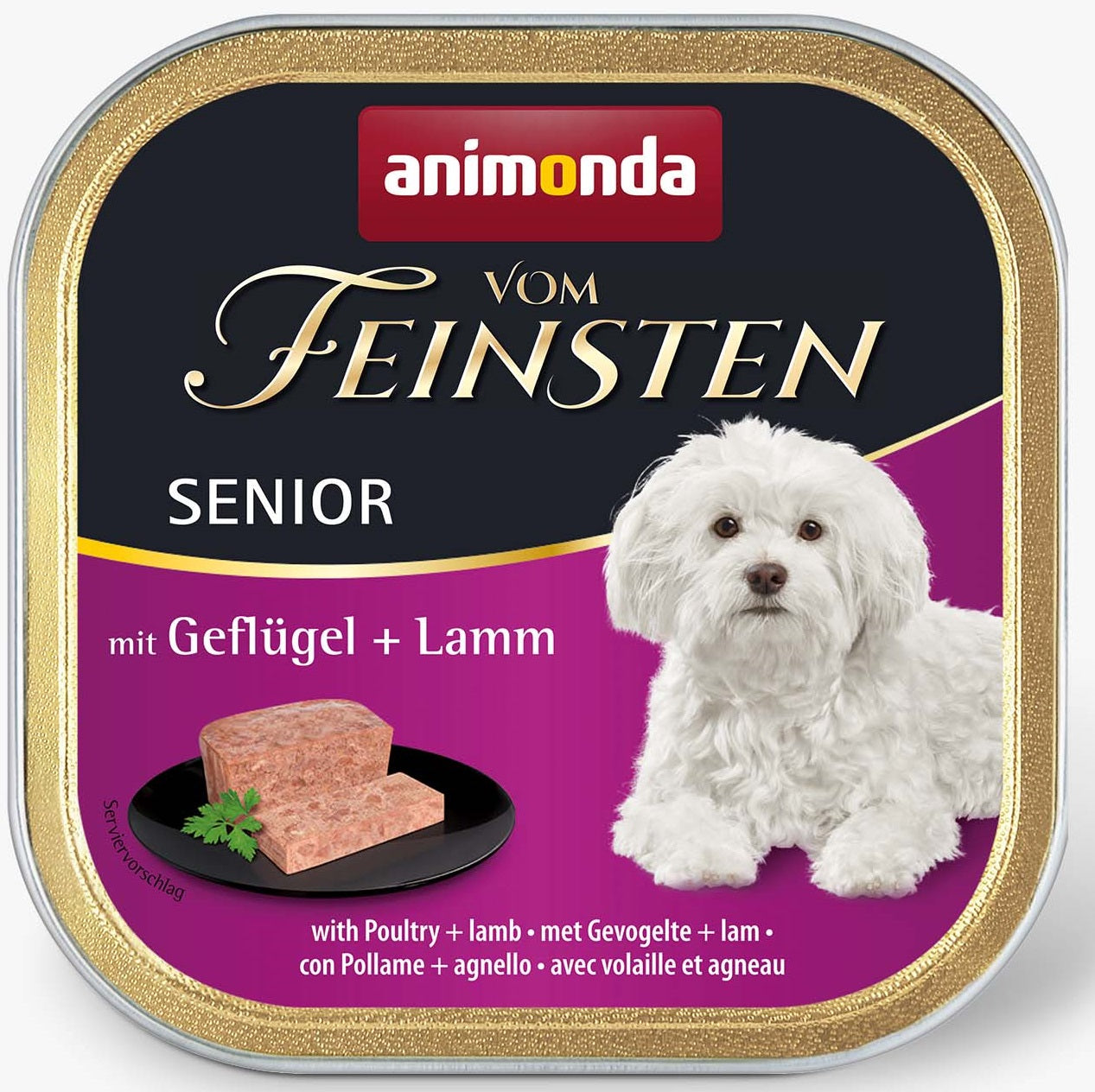 Animonda vom Feinsten Senior Geflügel & Lamm 150g, 22 Stück