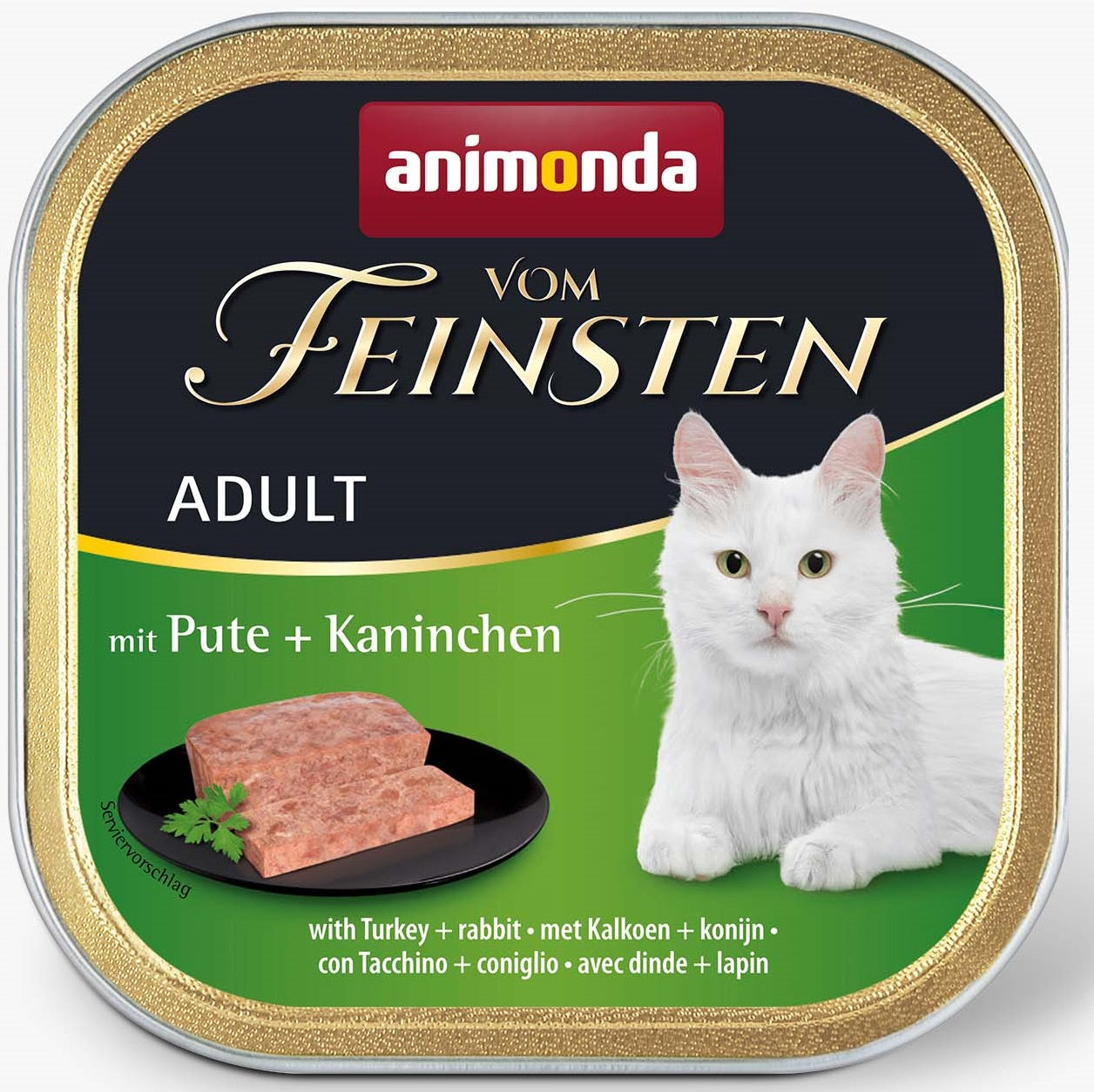 Animonda vom Feinsten Adult mit Pute & Kaninchen 100g, 32 Stück