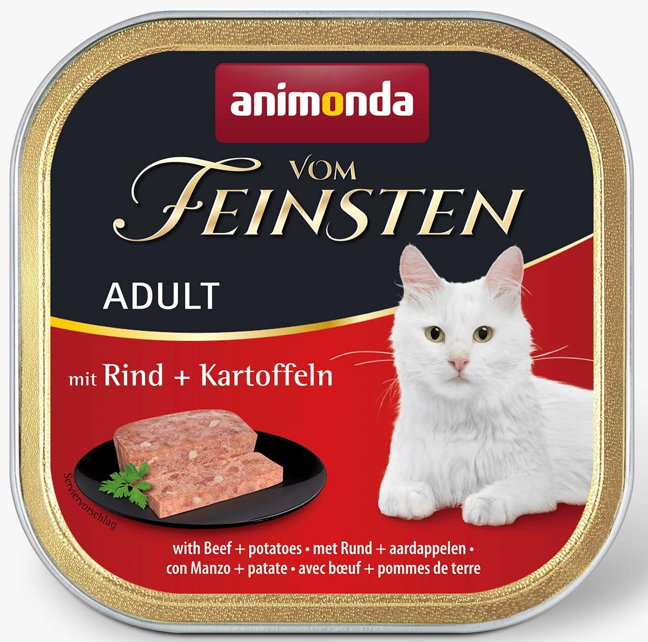 Animonda vom Feinsten Adult Rind & Kartoffeln 100g, 32 Stück