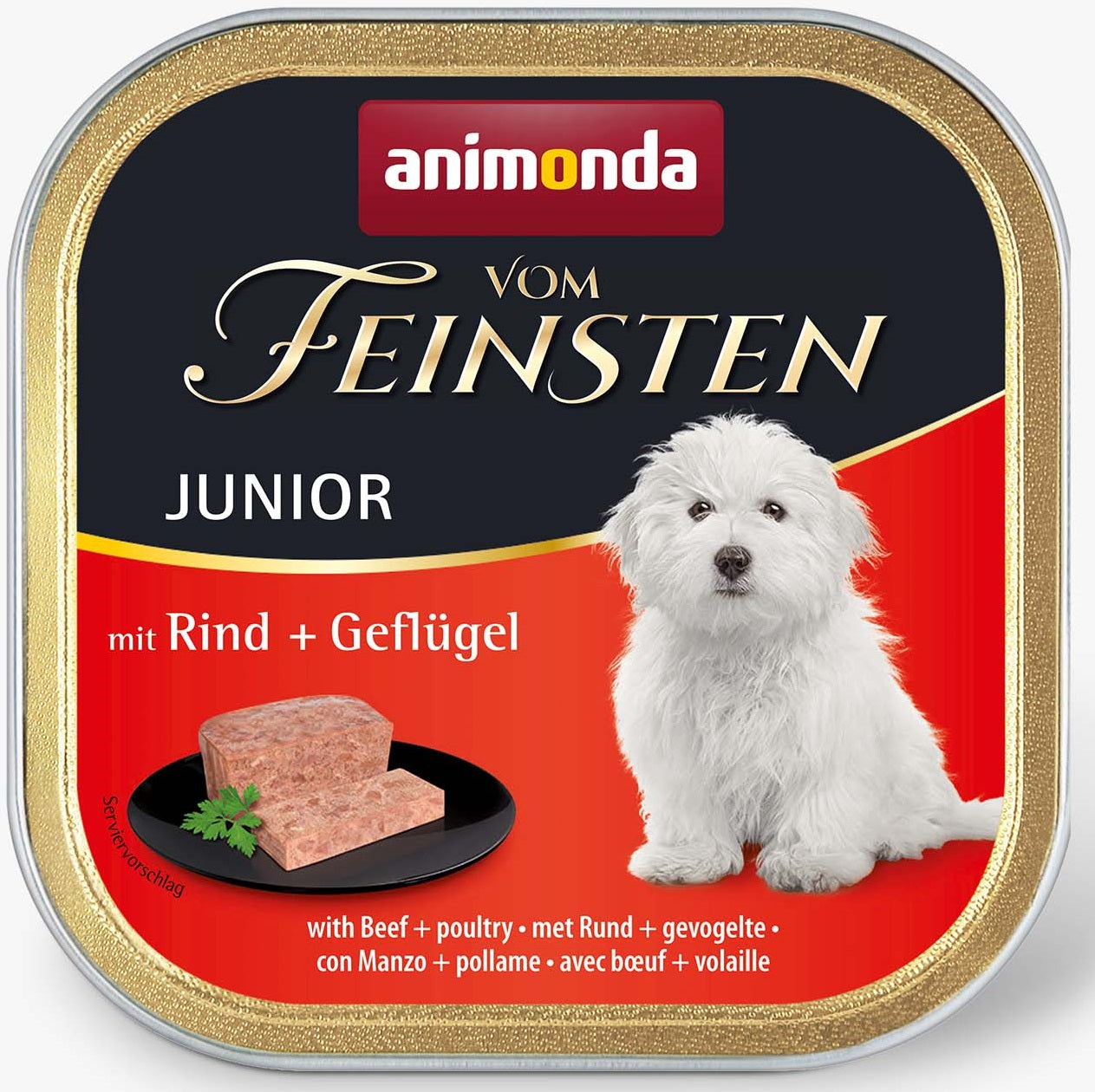 Animonda vom Feinsten Junior Rind & Geflügel 150g, 22 Stück