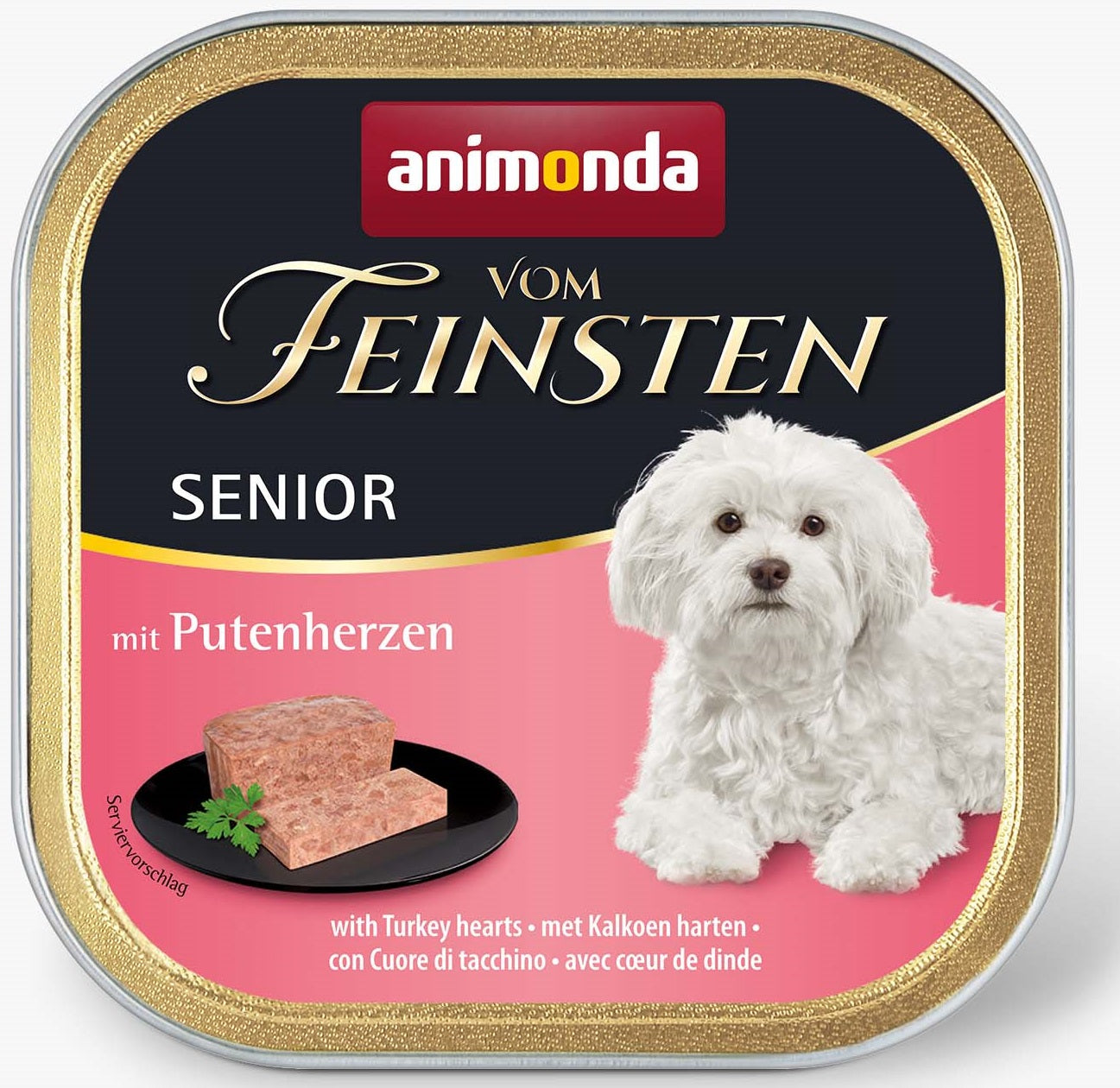 Animonda vom Feinsten Senior Putenherz 150g, 22 Stück