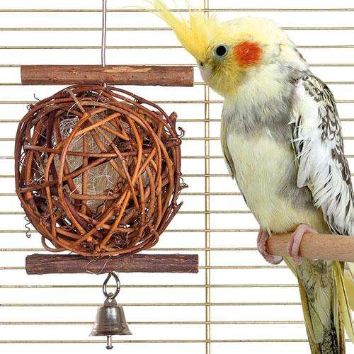Karlie Wooden Bird Ball - 5 cm Tierbedarf