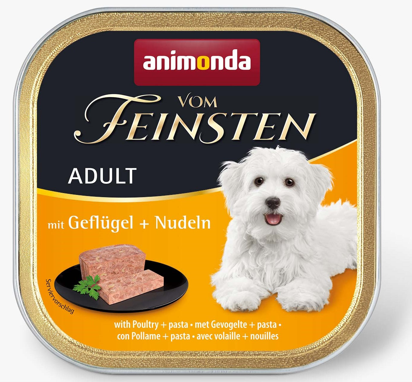 Animonda vom Feinsten Adult Geflügel & Nudeln 150g, 22 Stück