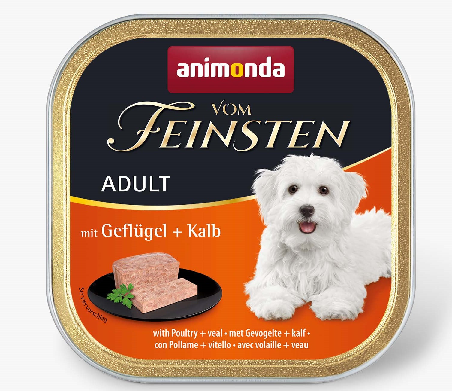 Animonda vom Feinsten Adult Geflügel & Kalb 150g, 22 Stück
