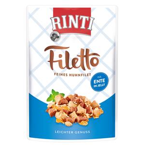 Rinti Filetto Jelly Huhn & Ente 100g, 24 Stück