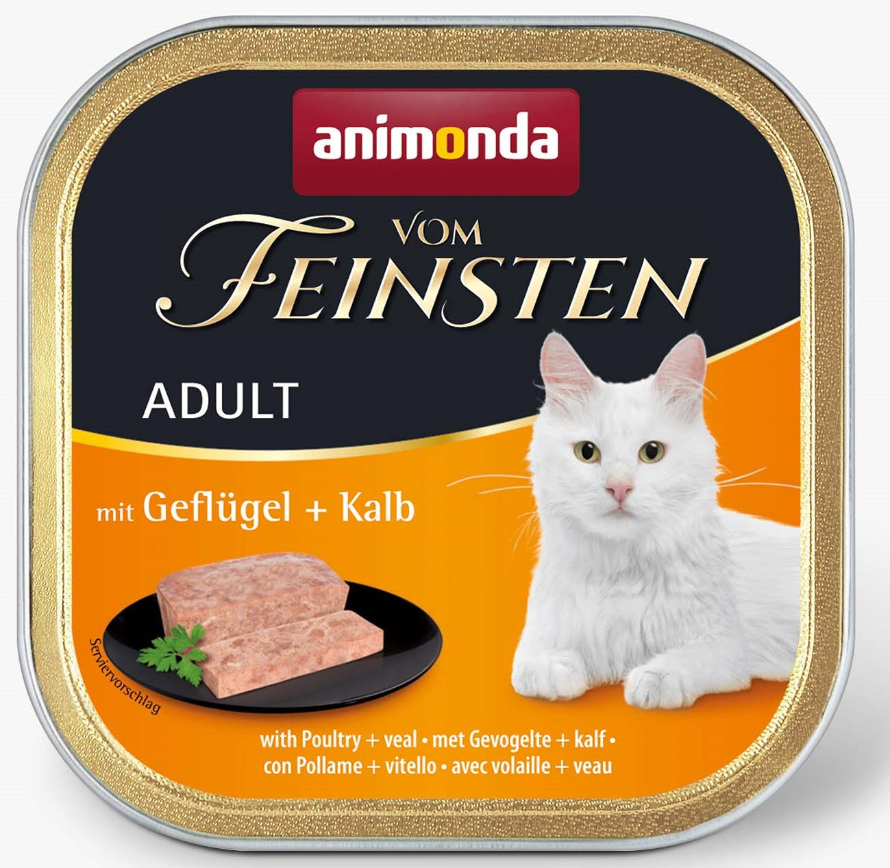 Animonda vom Feinsten Adult mit Geflügel & Kalb 100g, 32 Stück
