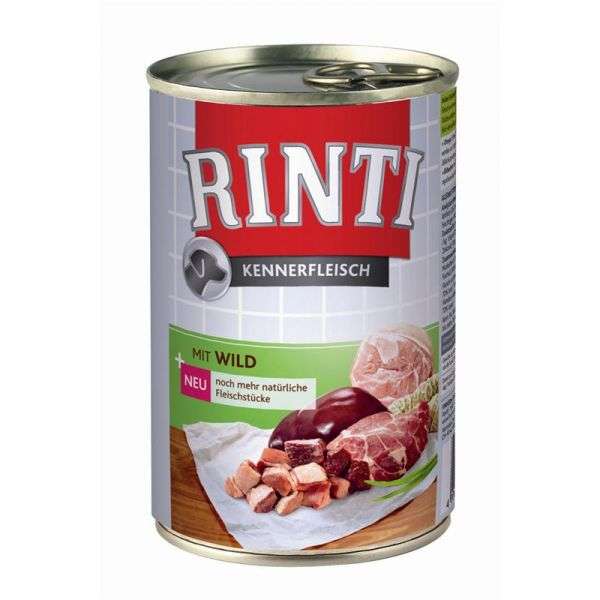 Rinti Kennerfleisch Wild - 400 g, 24 Stück