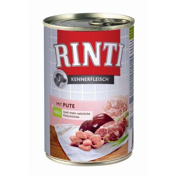 Rinti Kennerfleisch Pute - 400 g, 24 Stück