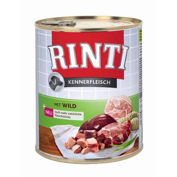 Rinti Kennerfleisch Wild - 800 g, 12 Stück