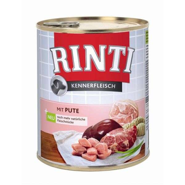 Rinti Kennerfleisch Pute - 800 g, 12 Stück