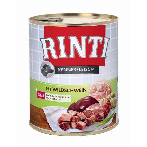 Rinti Kennerfleisch Wildschwein - 800 g, 12 Stück