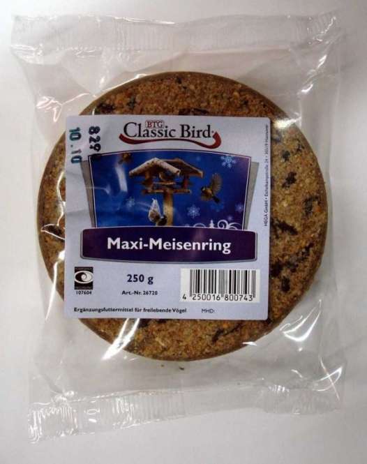 Classic Bird Maxi Meisenringe 250g, 20 Stück