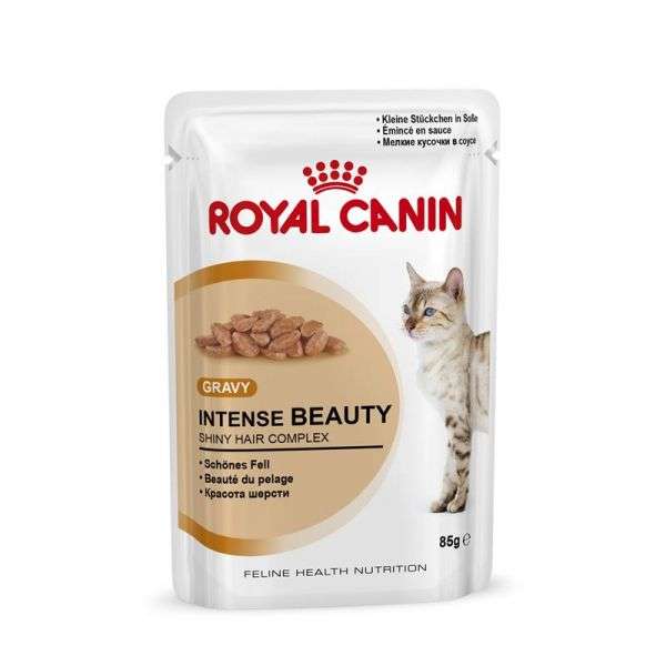 Royal Canin Frischebeutel Intense Beauty in Sosse Multipack 12x85g - Dein Tierplatz