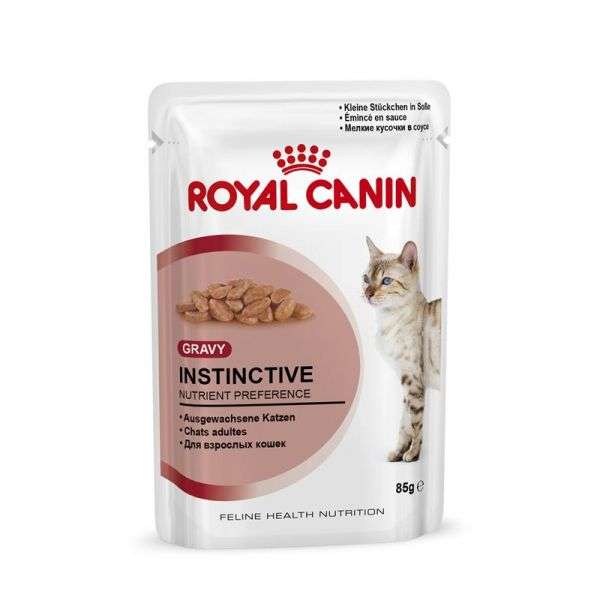 Royal Canin Frischebeutel Instinctive Sauce in Sosse Multipack 12x85g - Dein Tierplatz