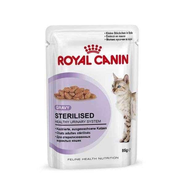 Royal Canin Frischebeutel Sterilised in Sosse Multipack 12x85g - Dein Tierplatz